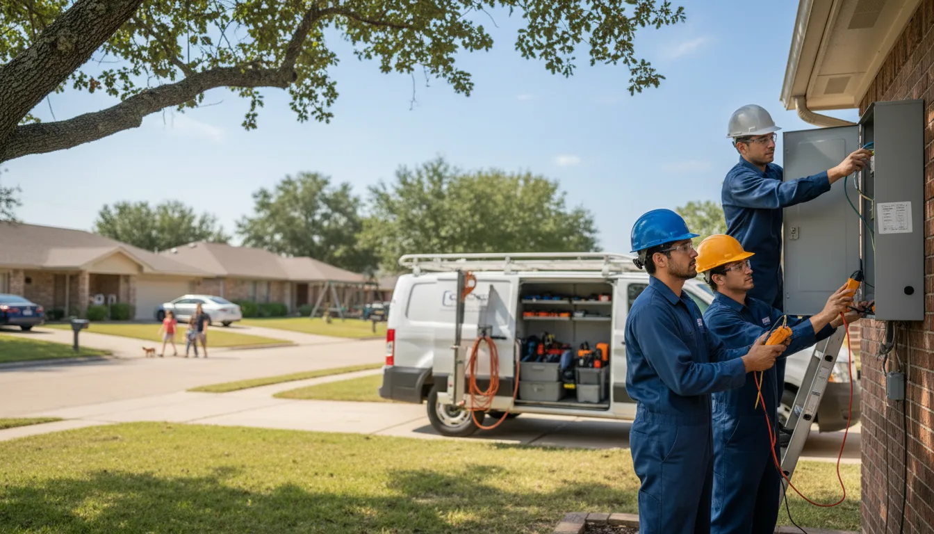 Certified electrician providing emergency electrical services in La Crosse, KS